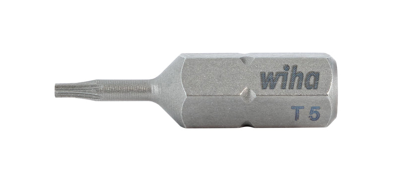 WIHA TOOLS Torx Insert Bit T5 X 25Mm - WIH-71505 | GarageAndFab.com
