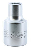 WIHA TOOLS 12 Point - 1/2" Drive Socket 8.0Mm - WIH-33824 | GarageAndFab.com