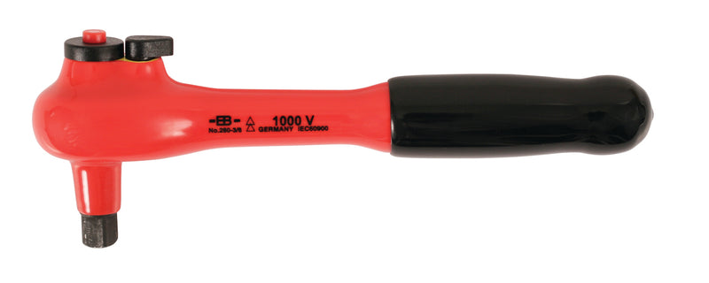 WIHA TOOLS Insulated 3/8" Drive Ratchet - WIH-12852 | GarageAndFab.com