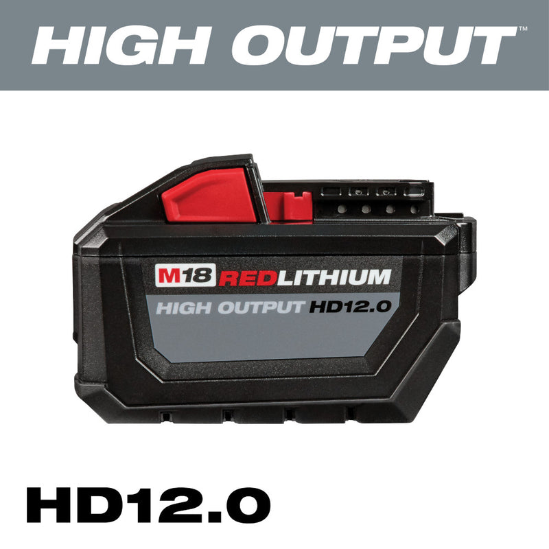 Milwaukee Electric 18V M18 Redlithium High Output Hd12.0 Battery Pack - MLW-48-11-1812 | GarageAndFab.com