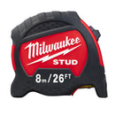 Milwaukee 8M/26 Ft. Stud Tape Measure - MLW-48-22-9726 | MFVCanada.com