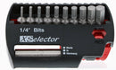 WIHA TOOLS 11 Piece Hex Xselector And Magnetic Bit Holder Set - 1/16" - 1/4" - WIH-79446 | GarageAndFab.com