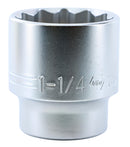 WIHA TOOLS 12 Point - 1/2" Drive Deep Socket 1-1/4" - 33823 - WIH-33823 | GarageAndFab.com