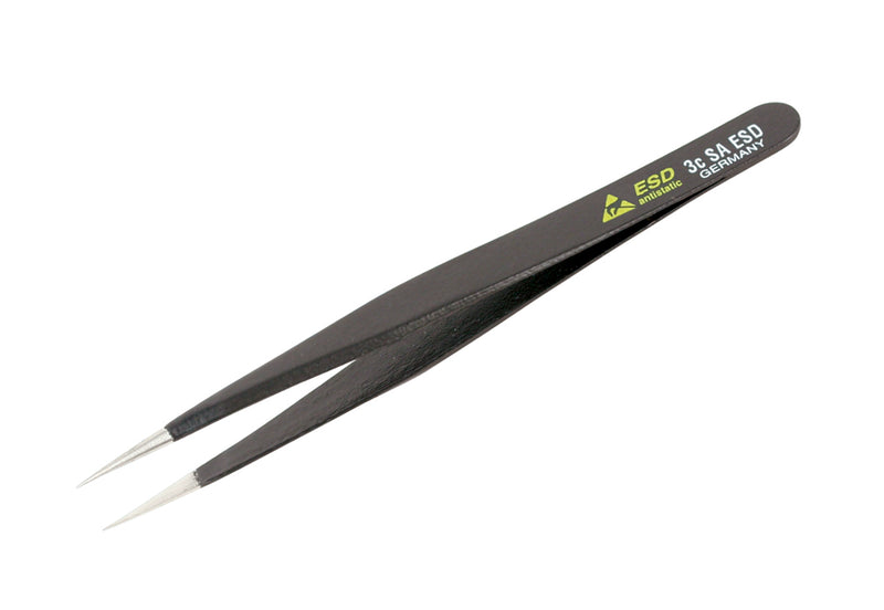 WIHA TOOLS Esd Safe Tweezers 3C Sa - 110Mm - WIH-44507 | GarageAndFab.com