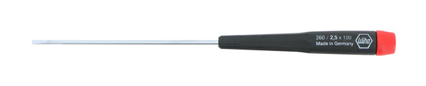 WIHA TOOLS Precision Slotted Screwdriver 2.5Mm X 100Mm - WIH-26027 | GarageAndFab.com