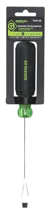 Greenlee Screwdriver, Flat-Key 5/16X6" -GRE-0153-15C | GarageAndFab.com