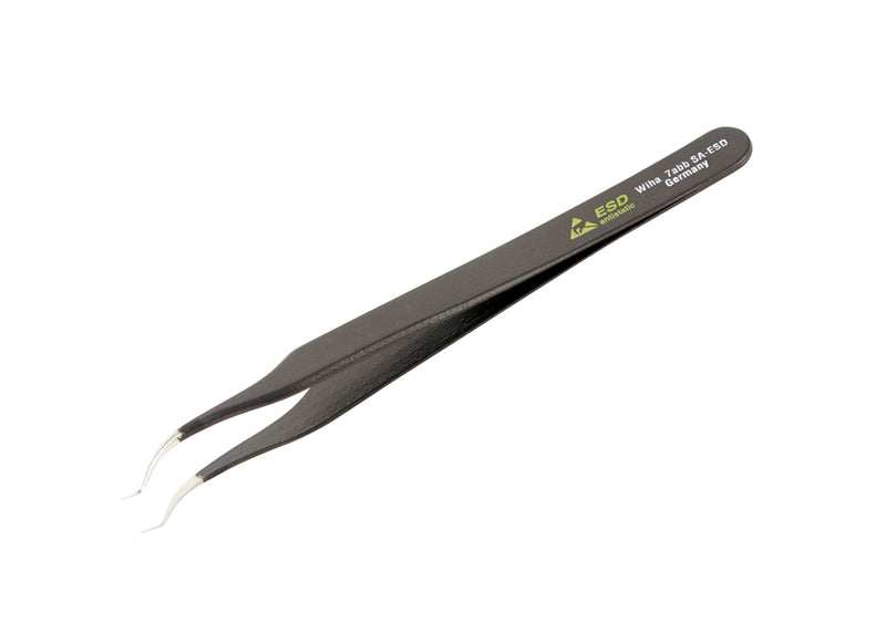 WIHA TOOLS Esd Safe Tweezers 7Abb Sa - 120 m - WIH-44525 | GarageAndFab.com