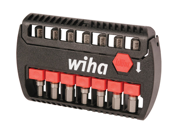 WIHA TOOLS 7 Piece Bitbuddy Terminator Impact Power Bit Set - Inch - Metricric - WIH-76894 | GarageAndFab.com