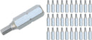 WIHA TOOLS Hex Contractor Insert Bit 3.0Mm X 25Mm - 30 Pack - WIH-72584 | GarageAndFab.com