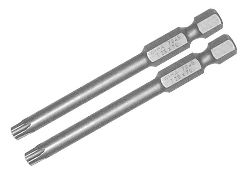 WIHA TOOLS Torx Power Bit T30X70Mm 2Pk - WIH-73945 | GarageAndFab.com