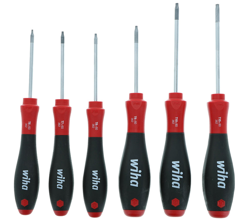 WIHA TOOLS 6 Piece Softfinish Torx Screwdriver Set - 36291 - WIH-36291 | GarageAndFab.com