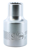 WIHA TOOLS 12 Point - 1/2" Drive Socket 9.0Mm - WIH-33825 | GarageAndFab.com