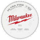 Milwaukee 12" 100T Ultra Fine Saw Blade - MLW-48-40-1228 | MFVCanada.com