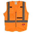 Milwaukee (12) Hi Vis Vest - Orange - L/Xl - MLW-48-73-5072 | MFVCanada.com