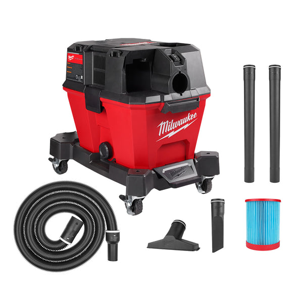Milwaukee Electric M18 Fuel 6 Gallon Wet/Dry Vacuum (Battery Not Included) - MLW-0910-20 | GarageAndFab.com