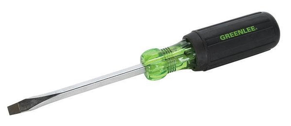 Greenlee Screwdriver, Flat-Key 1/4X4" -GRE-0153-11C | GarageAndFab.com