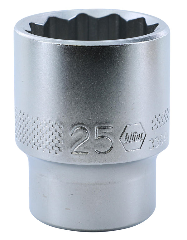 WIHA TOOLS 12 Point - 1/2" Drive Socket 25.0Mm - WIH-33841 | GarageAndFab.com