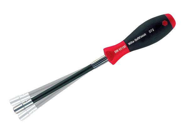 WIHA TOOLS Softfinish Flexible Shaft Nut Driver 10.0Mm X 175Mm - WIH-37241 | GarageAndFab.com