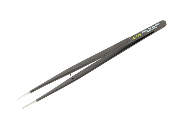 WIHA TOOLS Esd Safe Tweezers 22 Sa - 150Mm - WIH-44518 | GarageAndFab.com