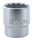 WIHA TOOLS 12 Point - 3/8 Inch Drive Socket - 13/16" - WIH-33719 | GarageAndFab.com