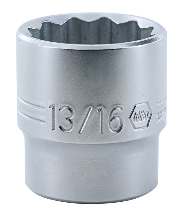 WIHA TOOLS 12 Point - 3/8 Inch Drive Socket - 13/16" - WIH-33719 | GarageAndFab.com