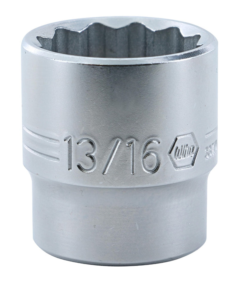 WIHA TOOLS 12 Point - 3/8 Inch Drive Socket - 13/16" - WIH-33719 | GarageAndFab.com