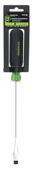Greenlee Screwdriver, Flat-Key 3/8X8" -GRE-0153-16C | GarageAndFab.com