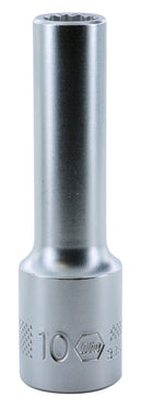 WIHA TOOLS 12 Point - 1/2" Drive Deep Socket 10.0Mm - WIH-33866 | GarageAndFab.com
