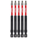 Milwaukee 5Pk 3-1/2" Pwrench Bit Sq2 - MLW-48-32-4574 | MFVCanada.com