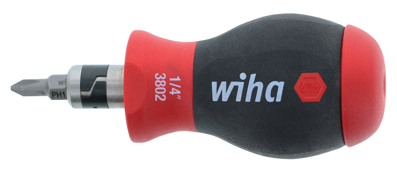 WIHA TOOLS 14Inone Softfinish Stubby Multi-Bit Driver - WIH-38090 | GarageAndFab.com
