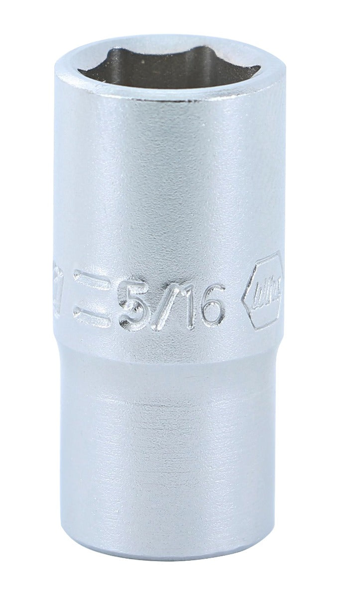 WIHA TOOLS 6 Point - 1/4 Inch Drive Socket - 5/16" X 25Mm - WIH-33310 | GarageAndFab.com