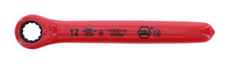 WIHA TOOLS Insulated Ratchet Wrench 12Mm - WIH-21212 | GarageAndFab.com