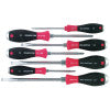WIHA TOOLS 7 Piece Softfinish X Heavy Duty Slotted And Phillips Screwdriver Set - WIH-53097 | GarageAndFab.com