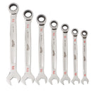 Milwaukee 7-Pc Ratcheting Sae Combination Wrench Set, 3/8"-3/4" - MLW-48-22-9406 | MFVCanada.com
