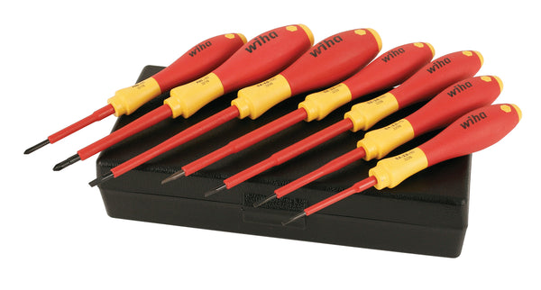 WIHA TOOLS 7 Piece Insulated Softfinish Screwdriver Set - 32188 - WIH-32188 | GarageAndFab.com