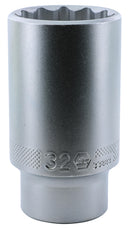 WIHA TOOLS 12 Point - 1/2" Drive Deep Socket 32.0Mm - WIH-33888 | GarageAndFab.com