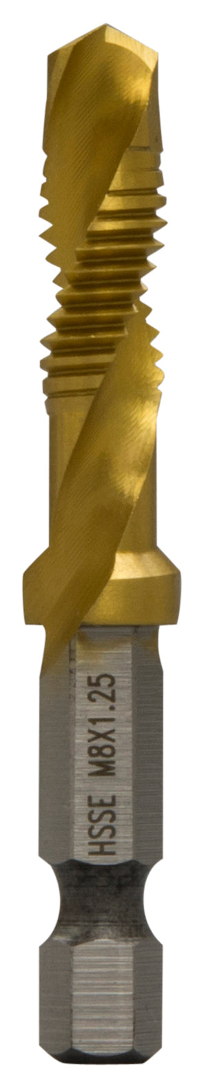 Greenlee Drill/Tap,M8 X 1.25 (Pkg) - GRE-DTAPSSM8C | GarageAndFab.com