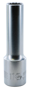 WIHA TOOLS 12 Point - 1/2" Drive Deep Socket 11.0Mm - WIH-33867 | GarageAndFab.com