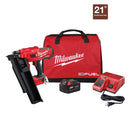Milwaukee Electric M18 Fuel 21 Degree Framing Nailer Kit - MLW-2744-21 | MFVCanada.com