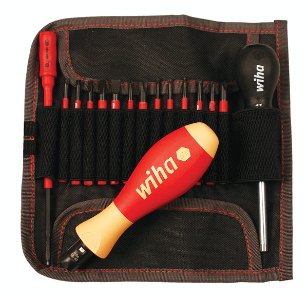 WIHA TOOLS 16 Piece Insulated Torquecontrol And Slimline Blade Set - WIH-28792 | GarageAndFab.com