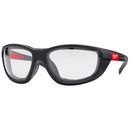 Milwaukee Performance Safety Glasses W/ Removable Gasket, Fog-Free, Clear Lenses - MLW-48-73-2040 | MFVCanada.com
