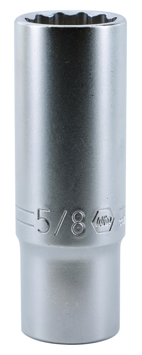 WIHA TOOLS 12 Point - 3/8" Drive Deep Socket 5/8" - WIH-33745 | GarageAndFab.com