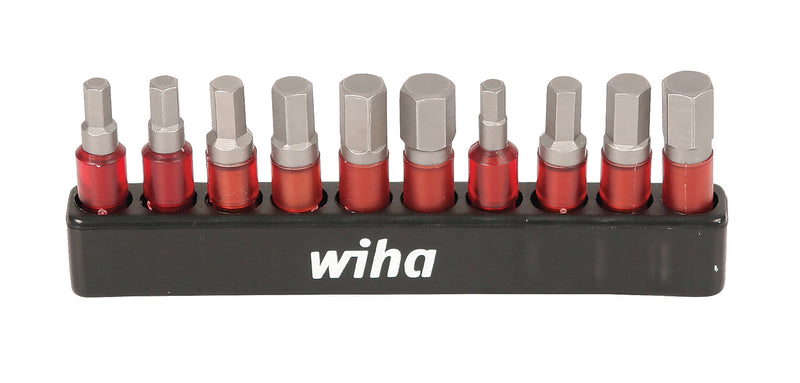 WIHA TOOLS 10 Piece Terminator Impact Insert Hex Bit Set - WIH-76876 | GarageAndFab.com