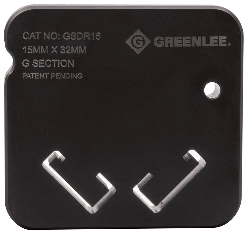 Greenlee Dies, Din-G Section (Pkgd) - GRE-GSDR15 | GarageAndFab.com