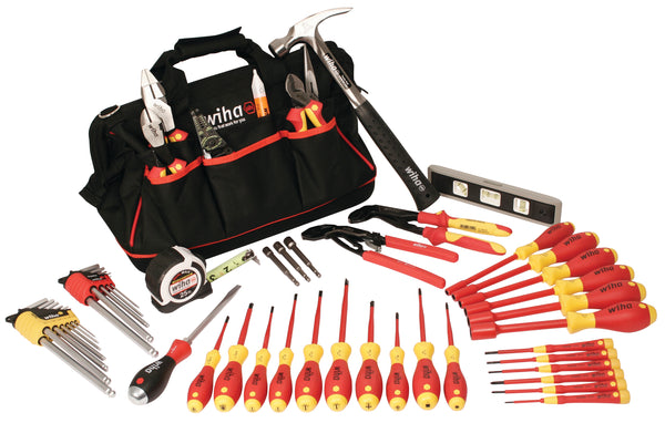 WIHA TOOLS 59 Piece Insulated Master Electrician'S Tools Set - WIH-32937 | GarageAndFab.com