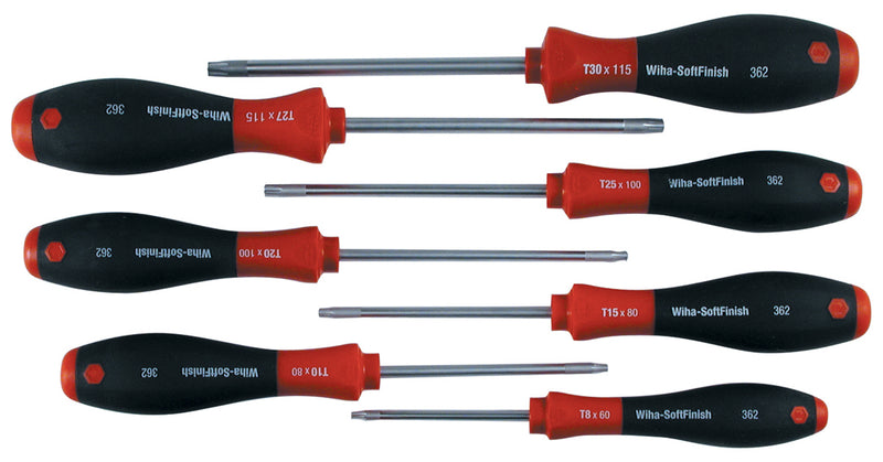 WIHA TOOLS 7 Piece Softfinish Security Torx Set - WIH-36298 | GarageAndFab.com