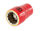 WIHA TOOLS Insulated Socket 1/2" Drive 26Mm - WIH-31626 | GarageAndFab.com