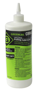 Greenlee Lube,Cream-1 Quart - GRE-CRM-Q | GarageAndFab.com