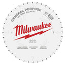 Milwaukee 10" 40T Gen Purp Saw Blade - MLW-48-40-1024 | MFVCanada.com