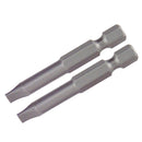 WIHA TOOLS Slotted Power Bit 4.0 X 50Mm - 2 Pack - 74064 - WIH-74064 | GarageAndFab.com